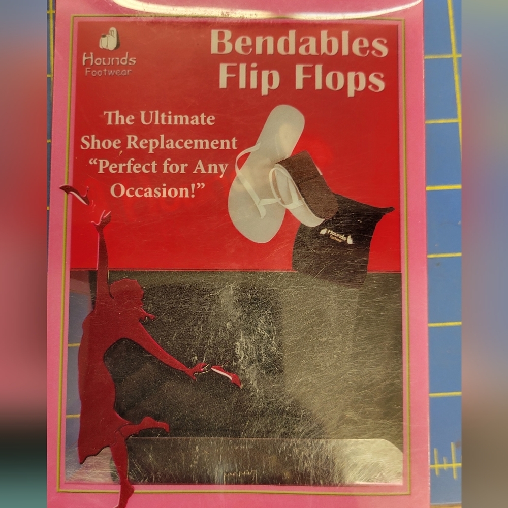 Hounds Bendables Flip Flops w Bags - Black - Picture 3 of 3